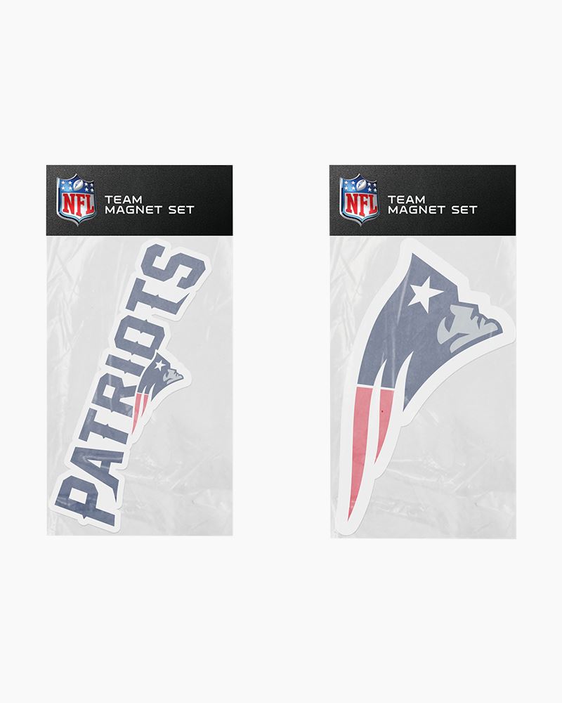 New England Patriots Logo Type Magnet NFL Football Die-cut MAGNET