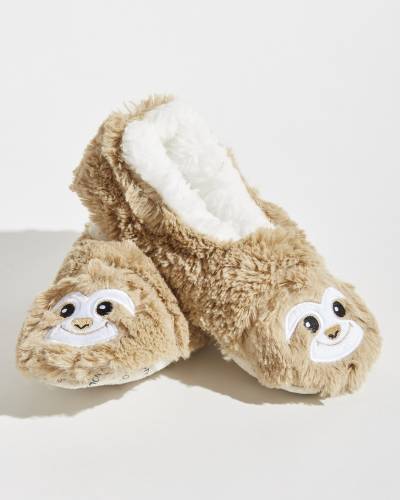 ladies sloth slippers