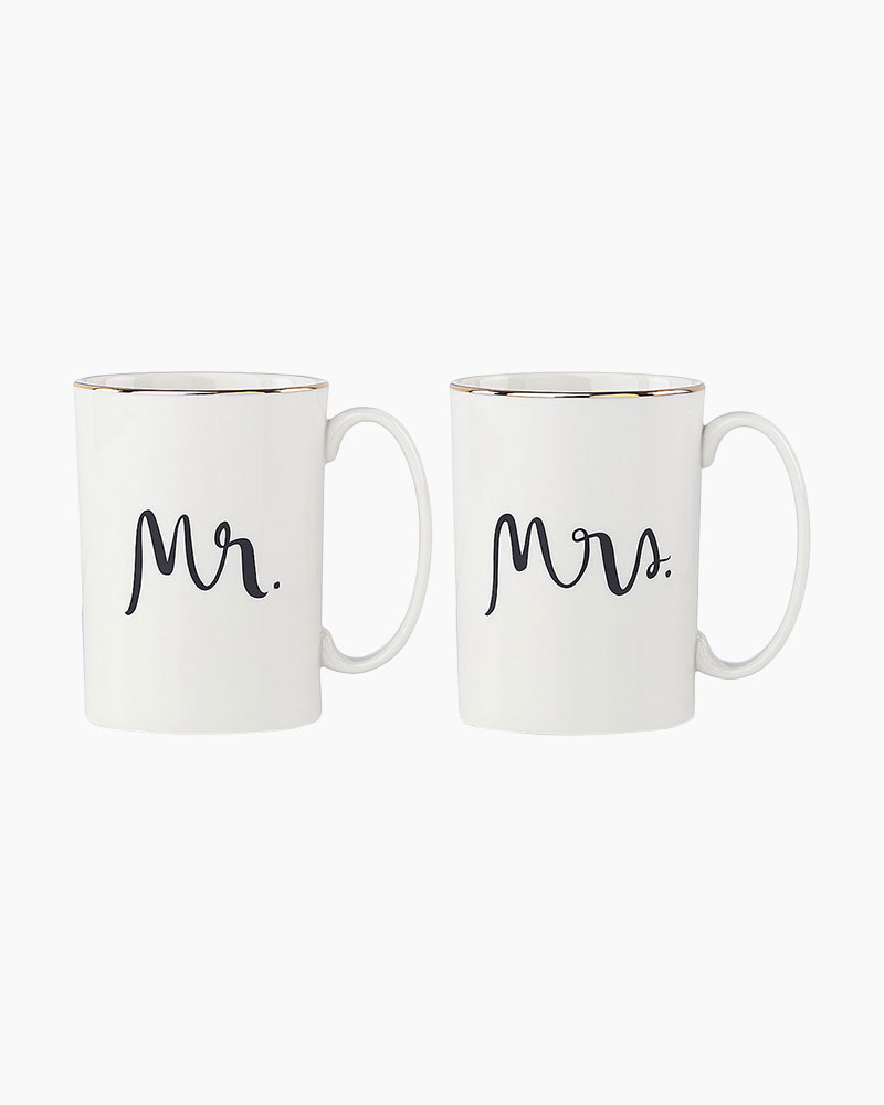 kate spade new york Mr. and Mrs. Mug Set | The Paper Store