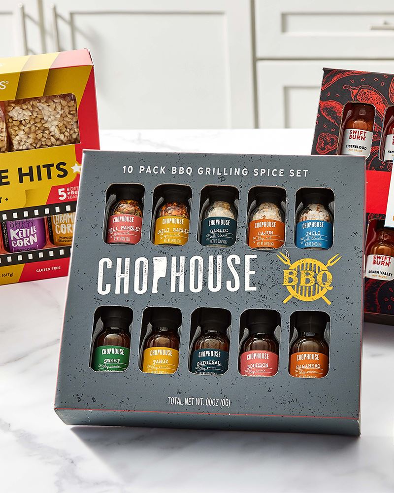 Thoughtfully Chophouse BBQ Sauces and Spices Gift Set