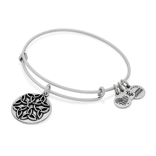 ALEX AND ANI Endless Knot Charm Bangle | The Paper Store