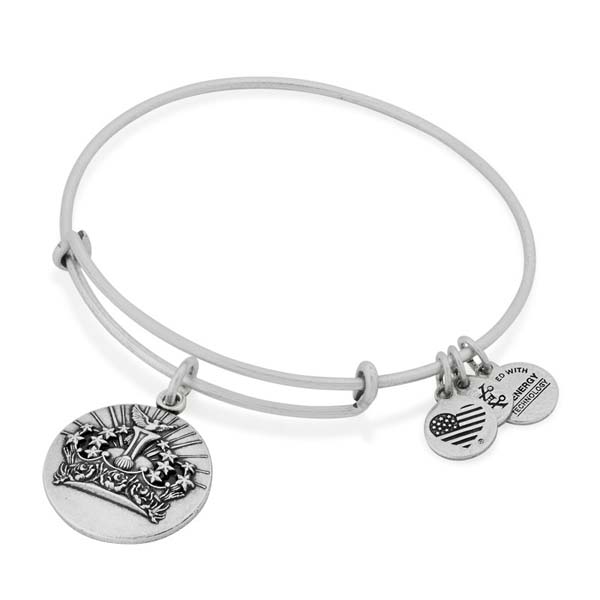 ALEX AND ANI Queen's Crown Charm Bangle | The Paper Store