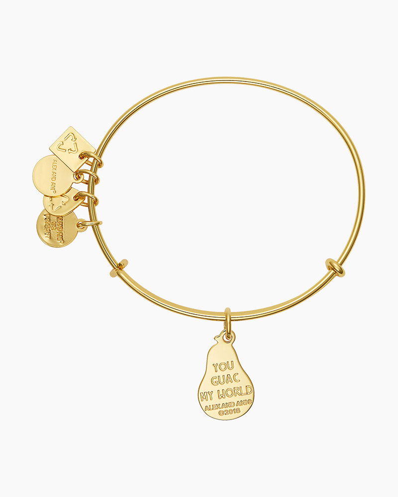 Alex and ani discount bangle with avocado charm