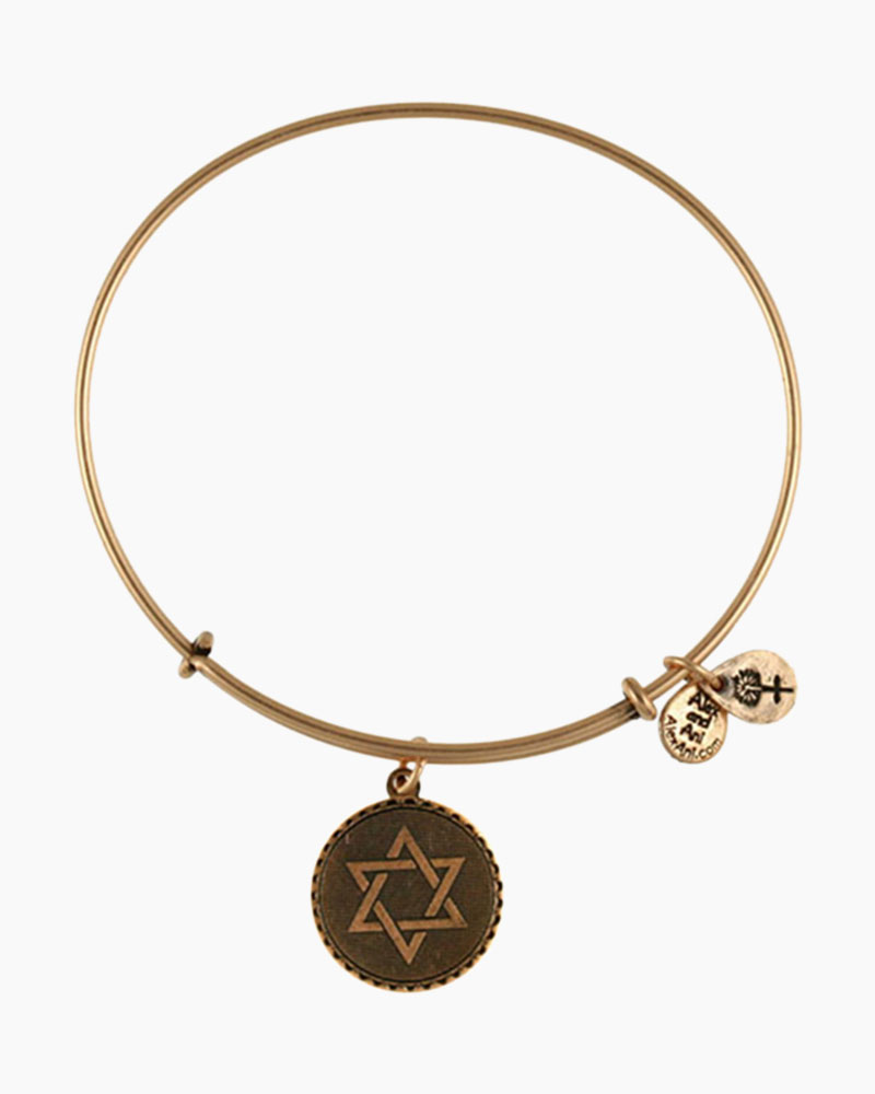 Star of David Charm Bangle