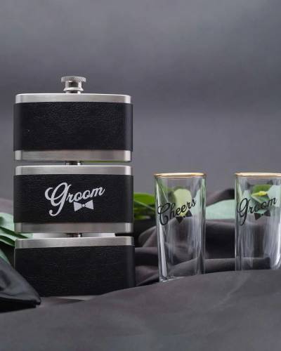 Gentlemen's Hardware Cocktail Tumbler & Whiskey Stones Set