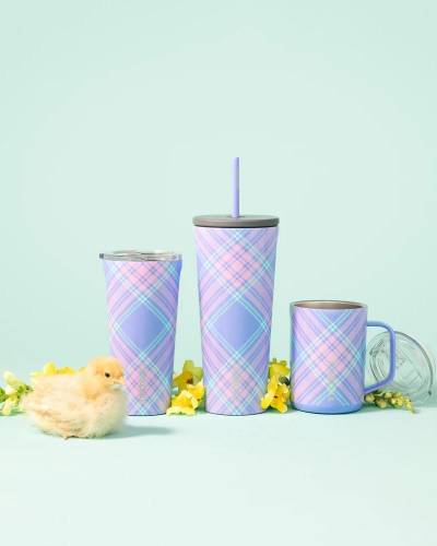 Corkcicle 16 oz. Springtime Plaid Tumbler