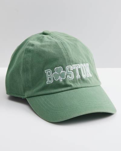 Boston Red Sox Hat 47 Brand Clean Up Shamrock Mens Baseball Cotton