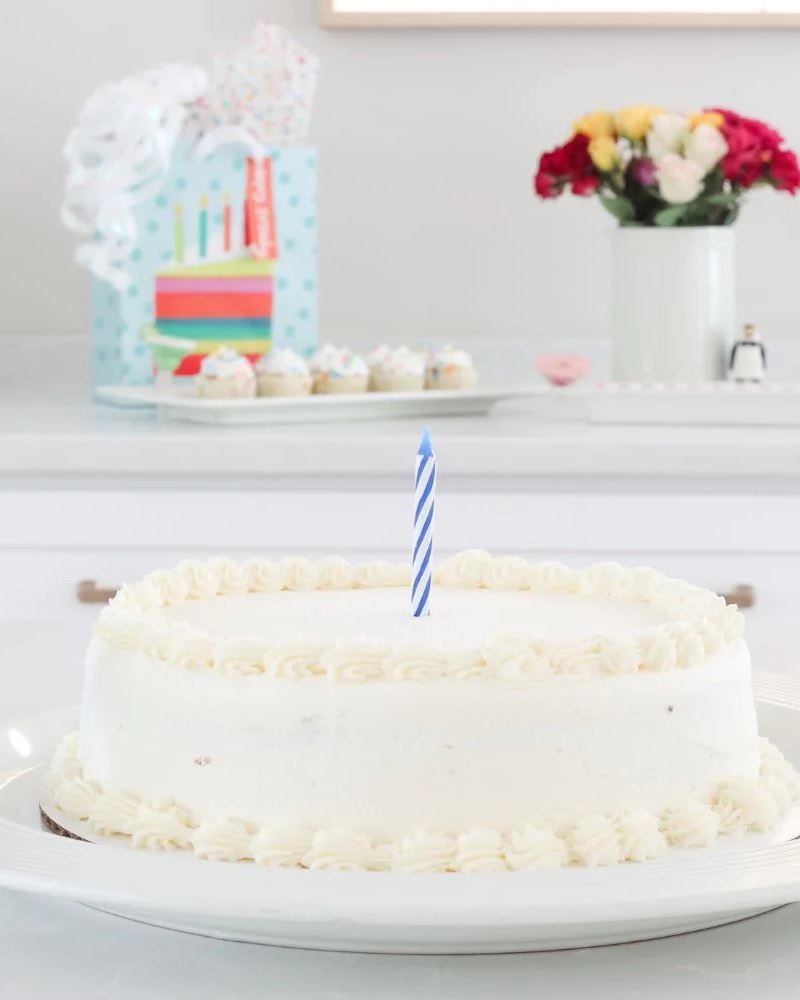 Nora Fleming Mini: Candle Holder Cake
