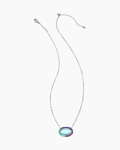 Kendra Scott Love Elisa Pendant Necklace Sterling Silver – The