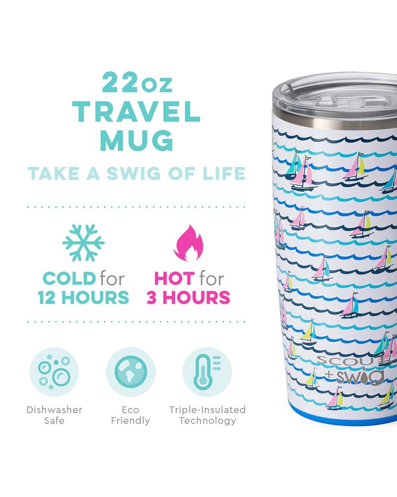 Swig Pardi Gras Travel Mug (22 oz) - Judy At The Rink