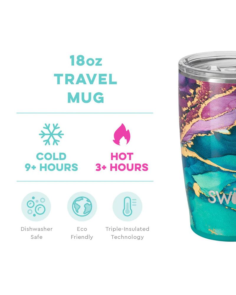 Swig Confetti Stainless Steel Travel Mug, 18 oz. - Insulated Tumblers -  Hallmark