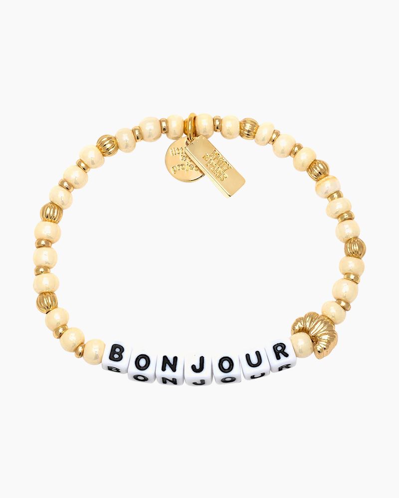 Emily in Paris X LWP Bonjour Beaded Stretch Bracelet