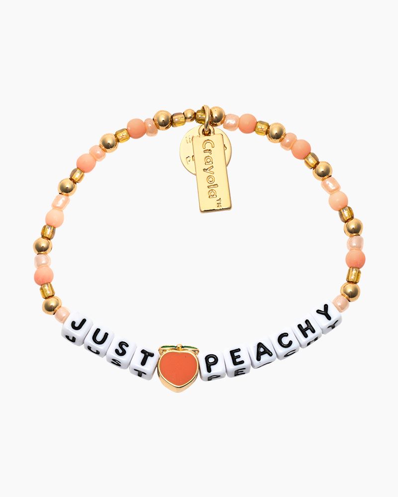 Little Words Project Crayola x LWP Just Peachy Beaded Bracelet