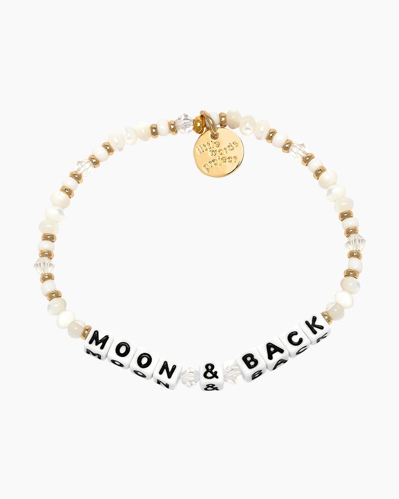 Little Words Project Moon & Back Beaded Bracelet