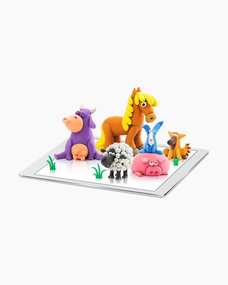 Fat Brain Toys Hey Clay Kit - Animals 