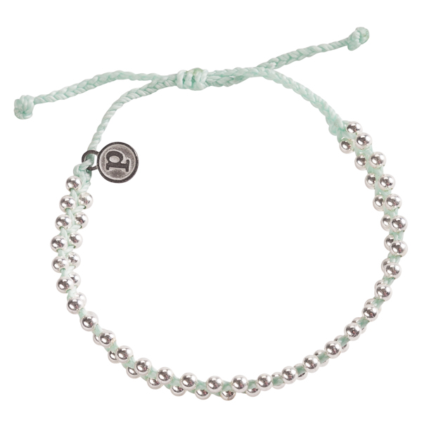 Pura Vida Bracelets Seafoam Track Bead Bracelet | The Paper Store