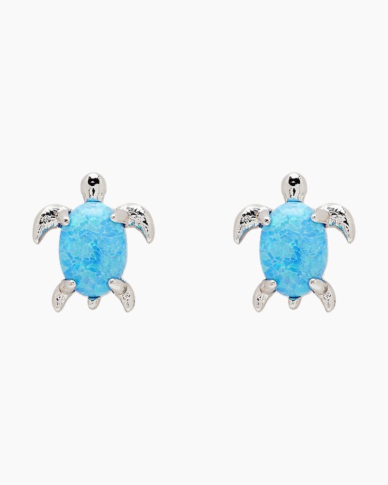 turtle opal earrings