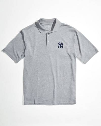 Antigua Men's New York Yankees Navy Legacy Polo