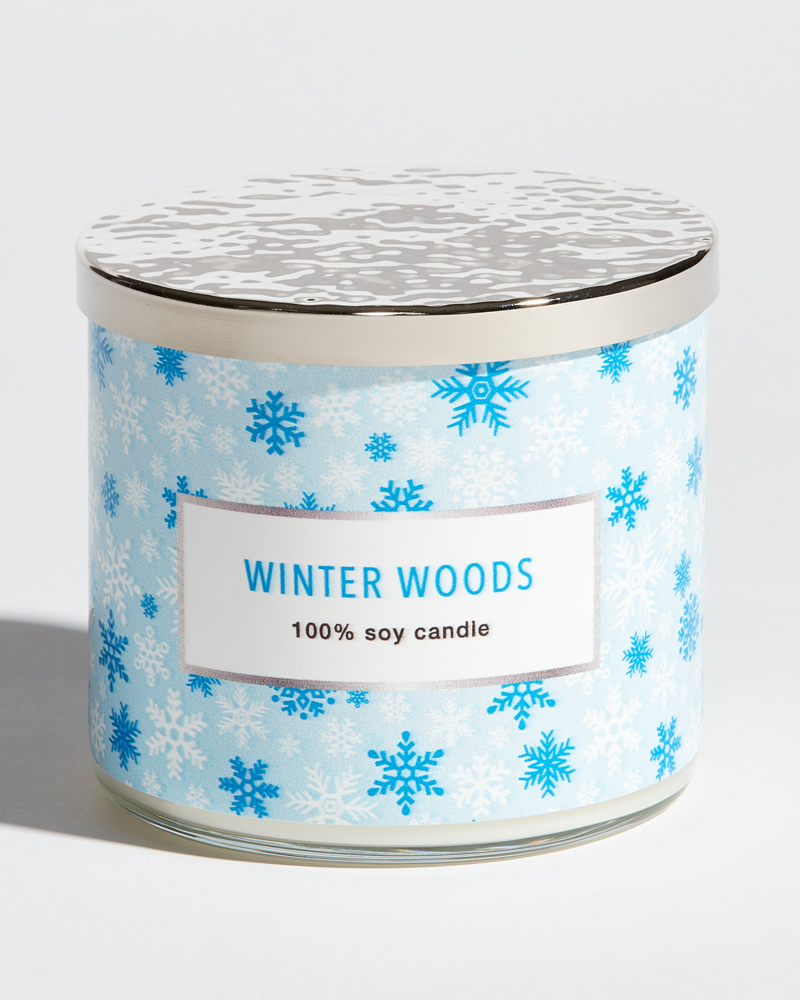 bath and body works winter woods candle