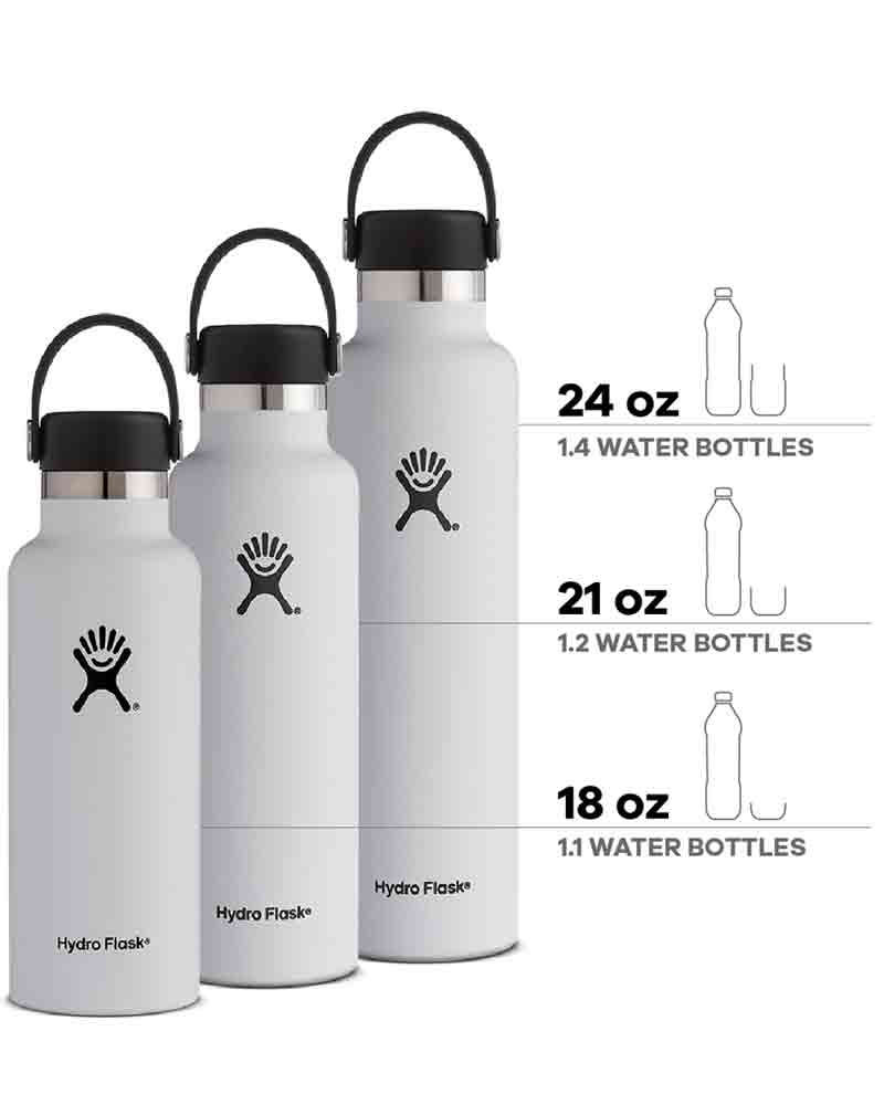 hydro flask white 21 oz