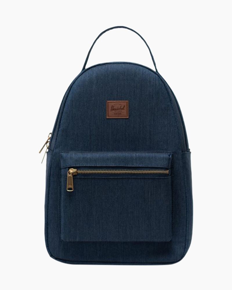New Herschel Supply Co. NOVA Mini Denim Backpack Blue Indigo