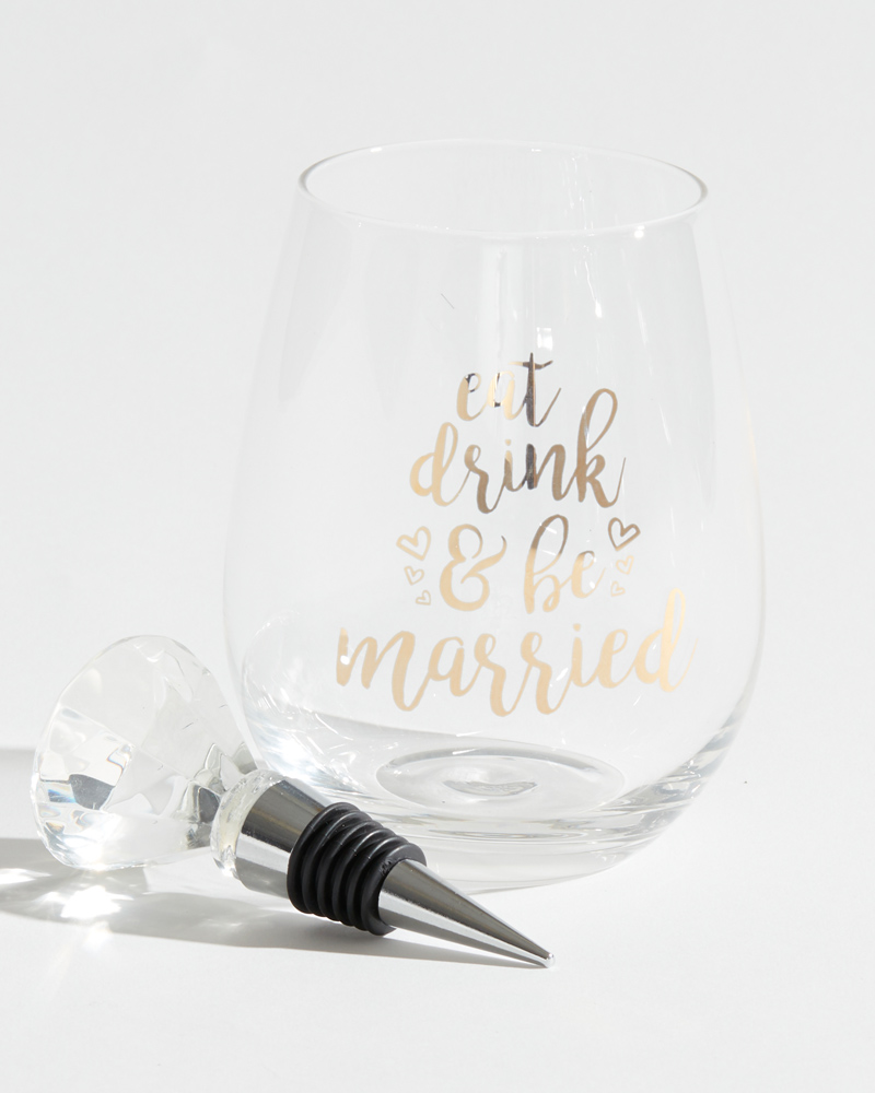 Chihuahua Stemless Wine Glasses