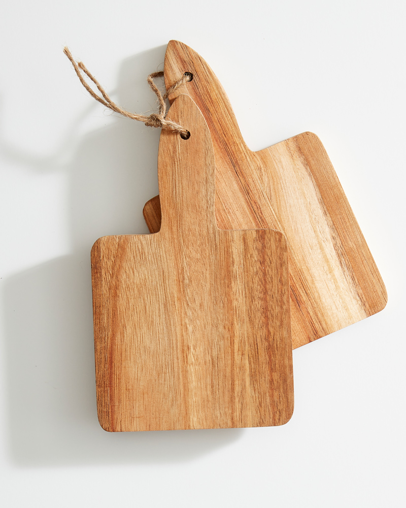 Cutting Board Wood Set 2 Tone