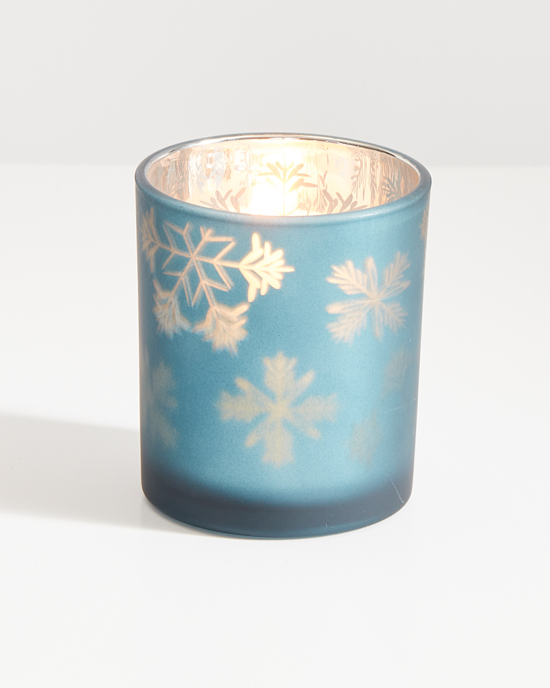 bath and body works candle holder snowflake