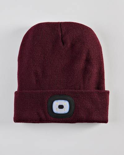 West Loop Knit Pom Pom Beanie Hat Fold Over Burgundy One Size Fits high quality Most