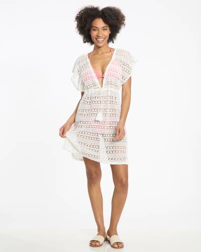 Nora Sheer Lace Cover-Up Maxi Dress • American Threads Trendy