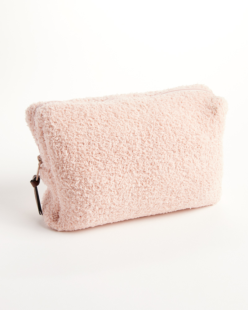 Large sherpa heart sale pouch