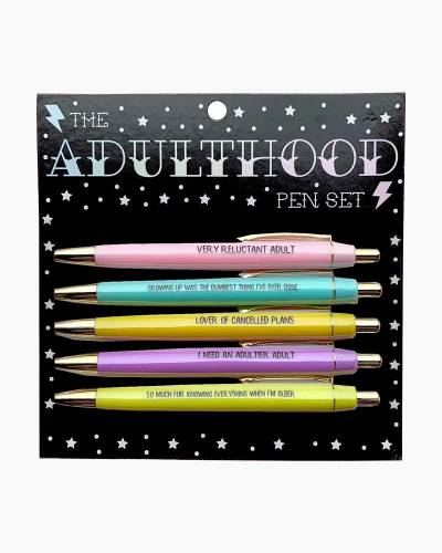  MGSTN The Shit Show Pens, Welcome to the Shit Show Pens, Funny  Pens Swear Word Daily Pen Set, Motivational Sarcastic Badass Pen Set, Funny  Pens for Adults Swearing (2Pcs) 