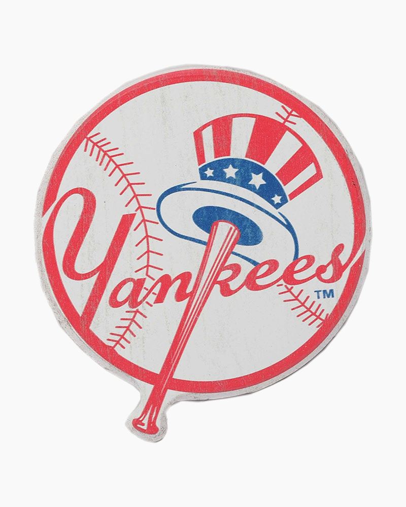 Open Road Brands New York Yankees Vintage Ticket Office Wood Wall