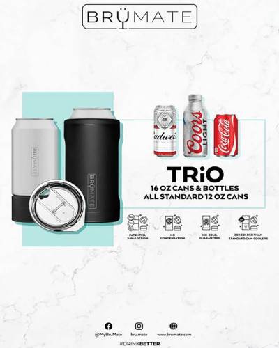 BruMate hopsulator trio 3 in 1 stainless steel