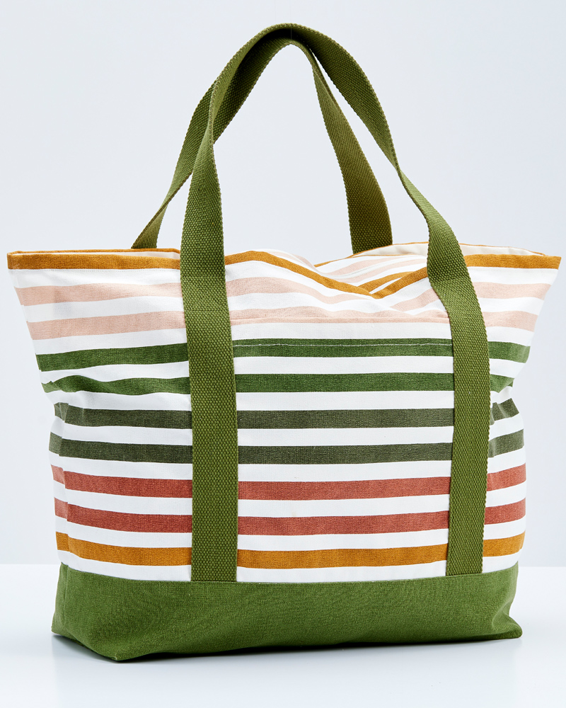 Canvas Zip-Top Tote