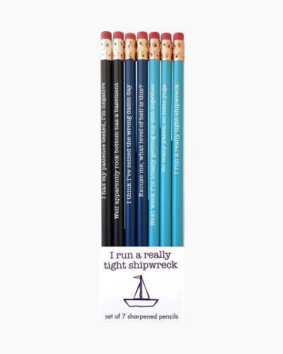 Temacd 5Pcs Funny Pencils Set for Architect Black Stationery with Cheeky  Slogan Adult Pun HB Pencils for Students Employees 