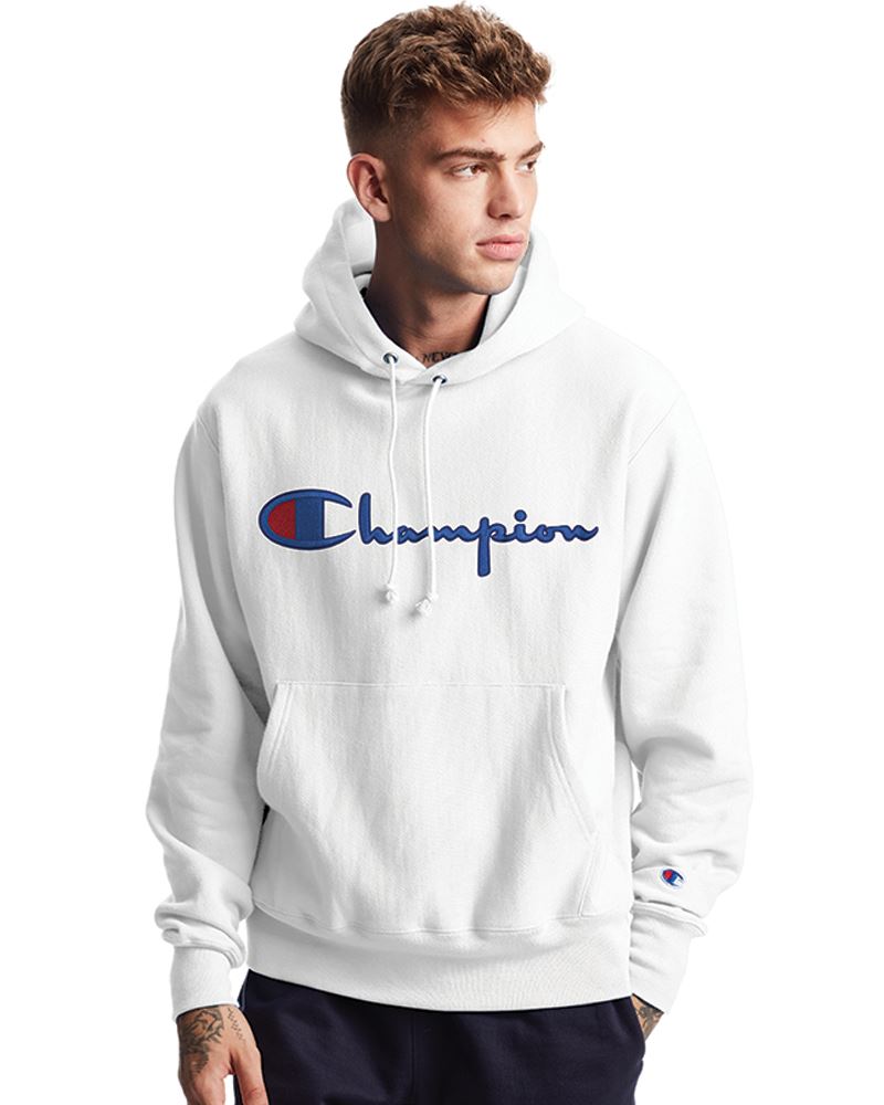 champion premium script hoodie