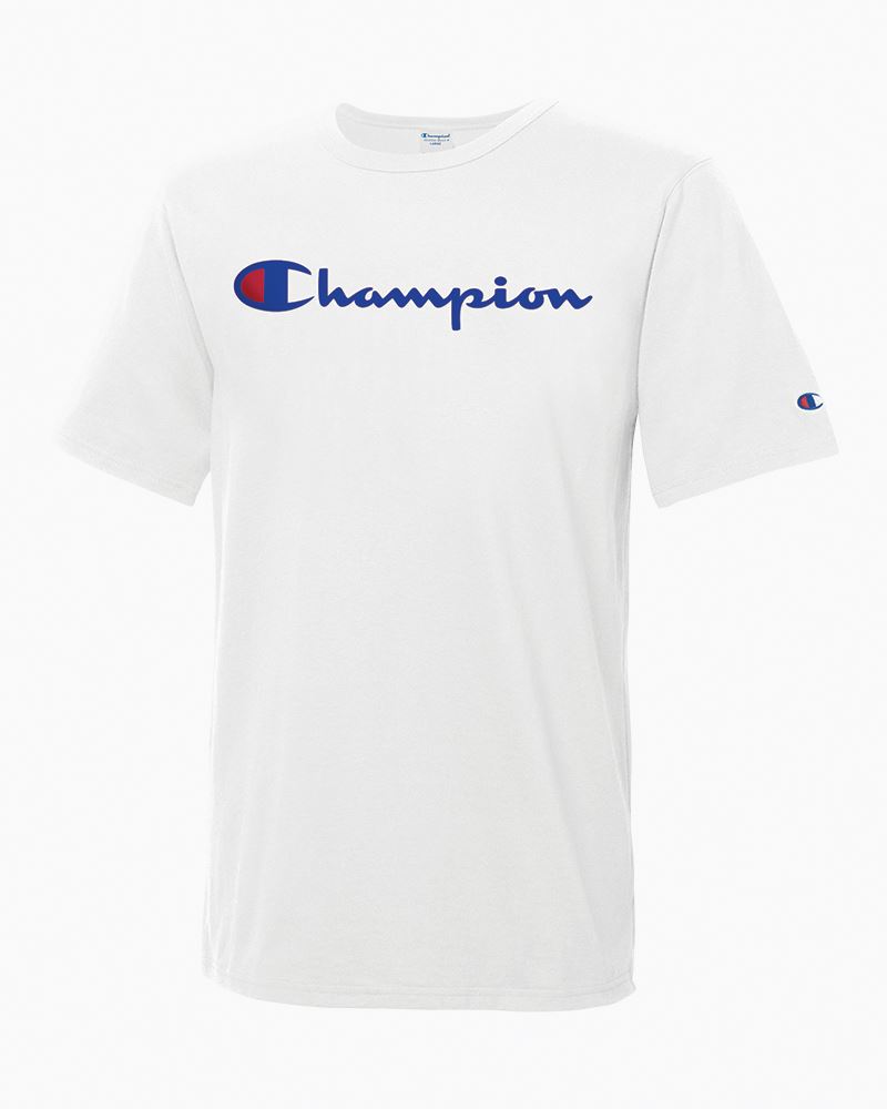 Champion Men's Heritage Short Sleeve Tee - White - Short Sleeve T-shirts