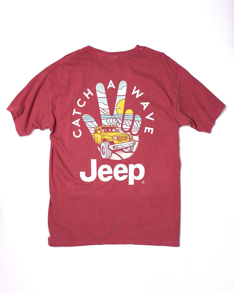 Jeep Jeep Catch a Wave Short Sleeve T-Shirt
