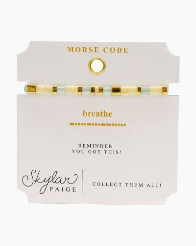 Morse Code Friendship Bracelet Kit - Gold Tone