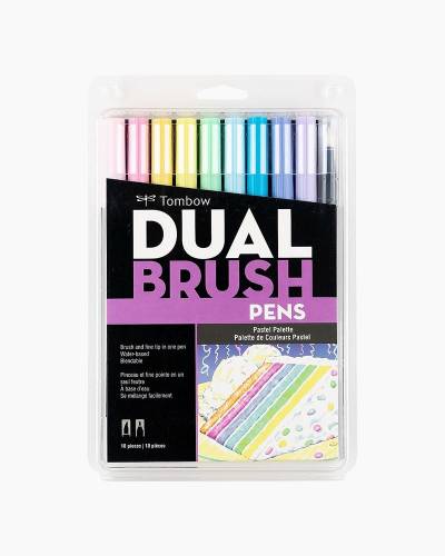 Tombow Dual Brush Pen Art Markers, Celebration, 6 Pack 