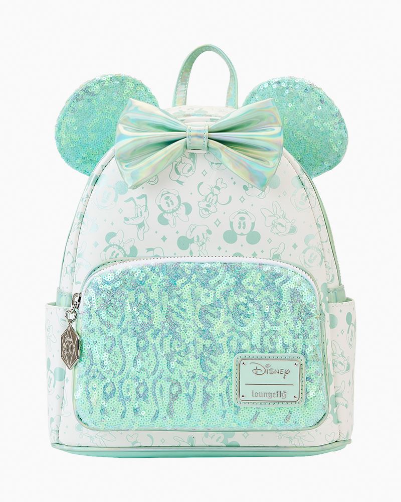 Loungefly Disney 100th Anniversary Minnie Head Bag Charm