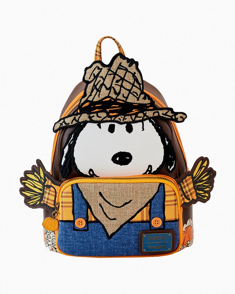 Loungefly Peanuts Snoopy Scarecrow Cosplay Mini Backpack | The