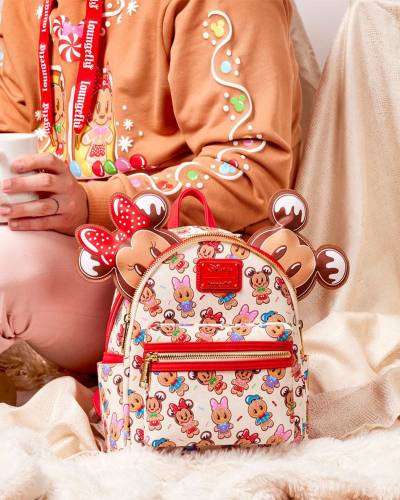 Loungefly store Christmas Cookie Backpack, Wallet & Ears