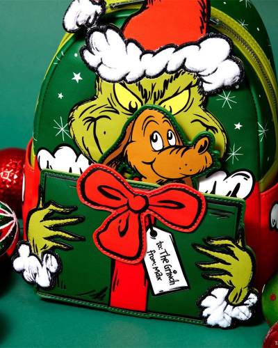 Dr Seuss Loungefly Mini Backpack - How the Grinch Stole Christmas