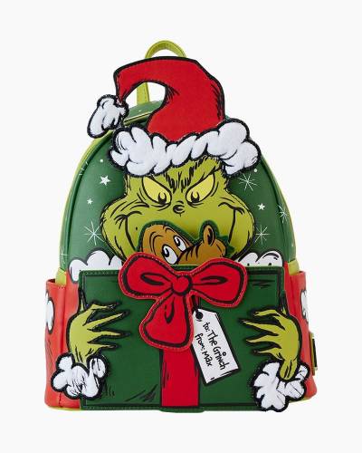 Loungefly Dr. Seuss How the Grinch Stole Christmas Chimney Mini Backpack