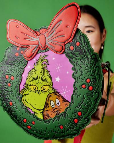 Loungefly selling The Grinch Sleigh Crossbody