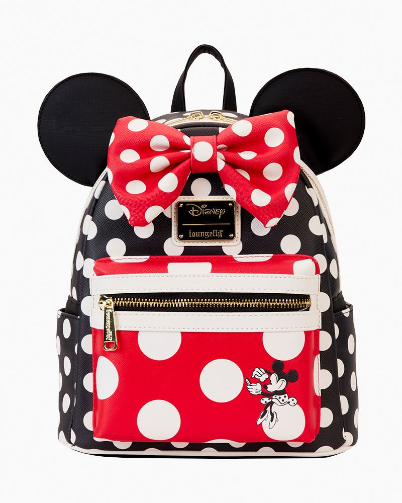 Loungefly Minnie Mouse Rocks the Dots Classic Mini Backpack The Paper Store