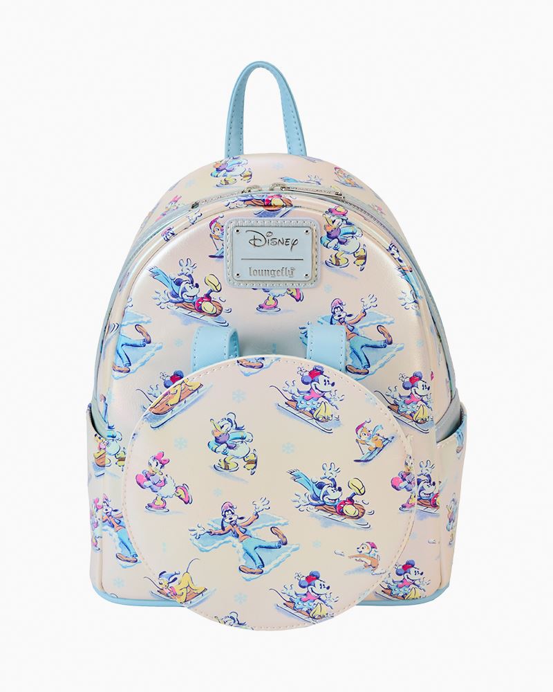 Loungefly Mickey Mouse & Friends Snow orders Day Mini Backpack