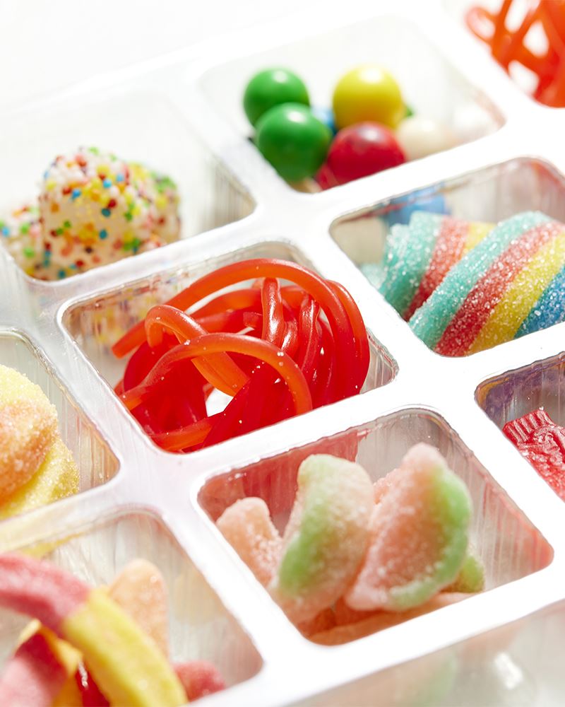 Gummi Candy Tackle Box, Assorted Gummies, Sweet and Sour Gummies